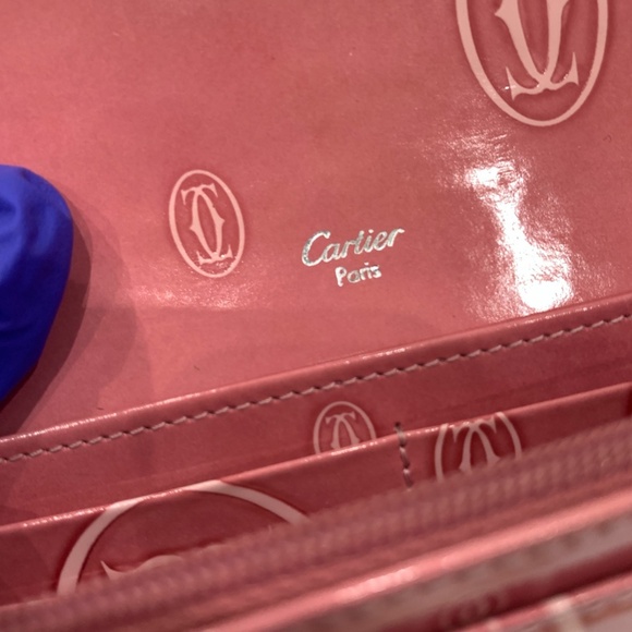 Cartier Pink Logo Wallet (RARE)EUC - Picture 8 of 14